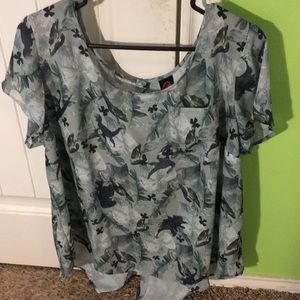 Torrid Jurassic Park Blouse